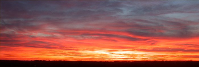 Sunset over Nebraska